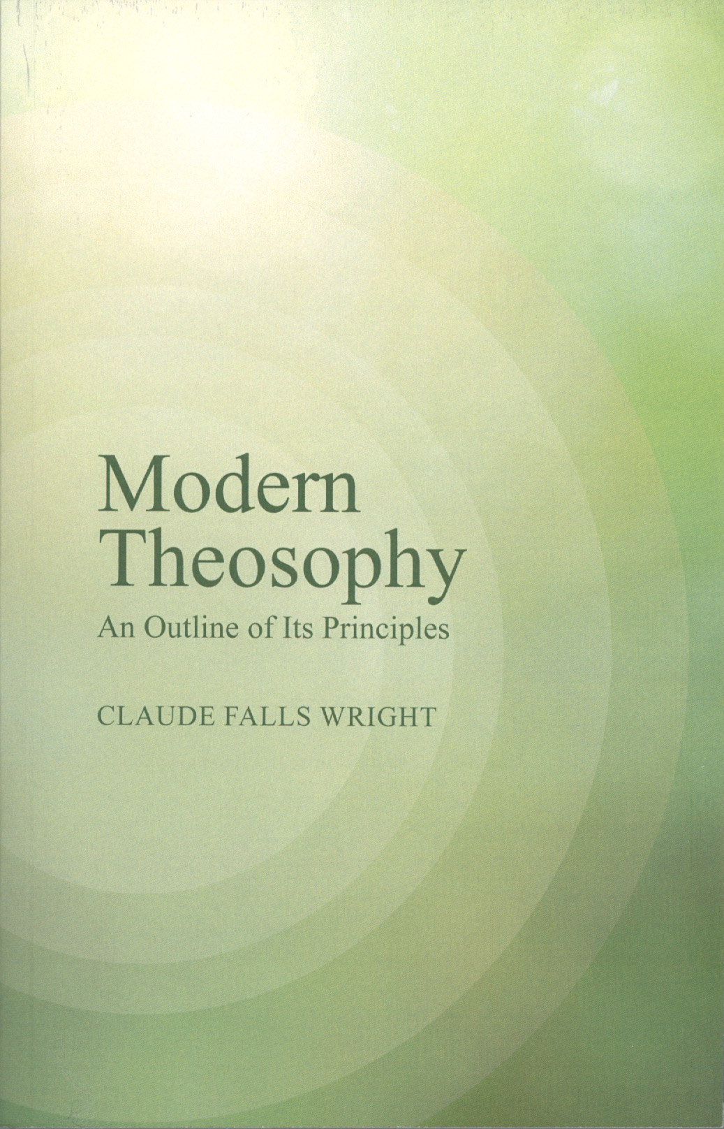 Modern Theosophy - front cover